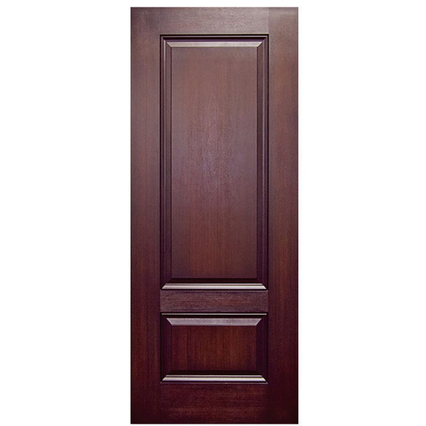 China Moonlitdoors Wholesale US Standard Mahogany Fiberglass Exterior Door