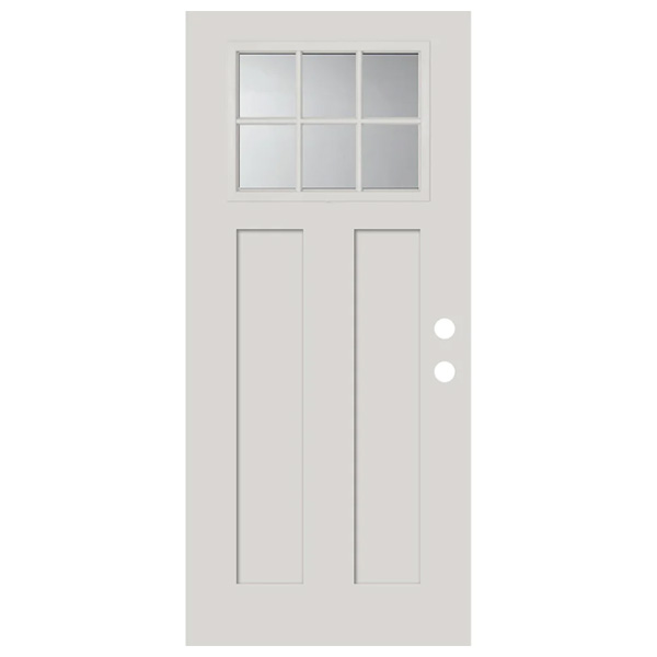 China Manufacturer Wholesale US Standard Craftsman Fiberglass Doors For Villa